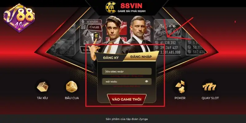 Chia sẻ cho tân binh quy trình đăng nhập vào sân chơi 88VIN đơn giản nhất