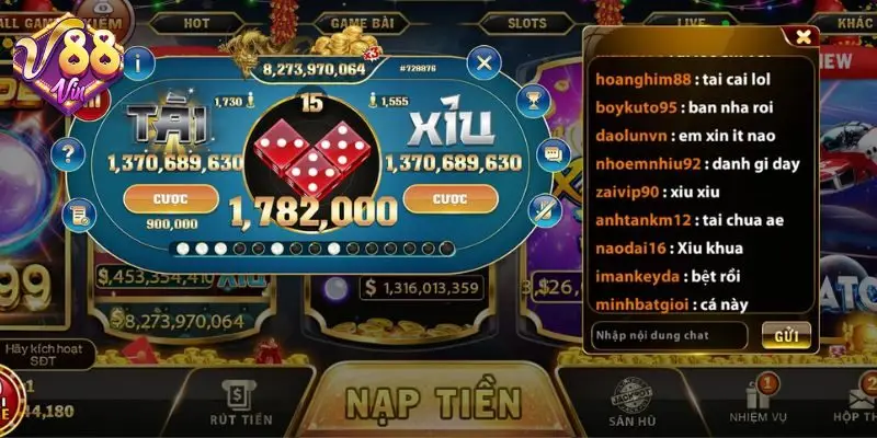 Người chơi bắt đầu đặt cược vào các cửa